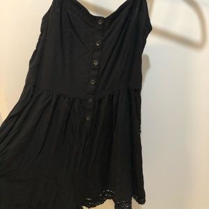 Express romper lace trim bottom size small